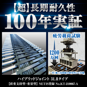 【橋梁向け】耐久性100年 伸縮装置 3LIIタイプ