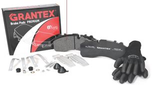 GRANTEX社製　大型車用　ディスクブレーキバッド（補修用）