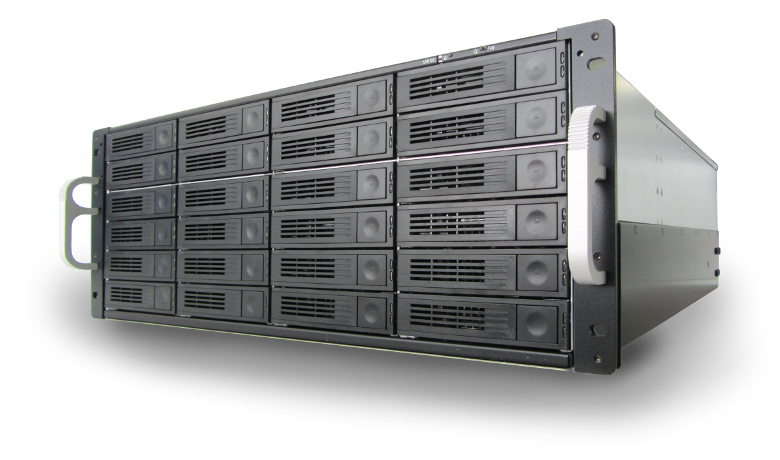 映像作品制作対応ストレージ製品　MIDOSAS 2400シリーズ