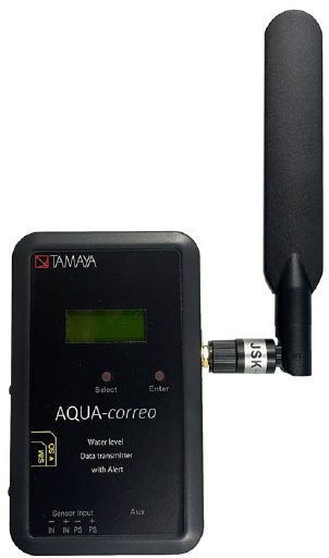 省エネ・コンパクトな雨量測定装置『LLUVIA-correo』