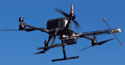 ドローン搭載型電磁超音波厚さ計『DroneMAT』