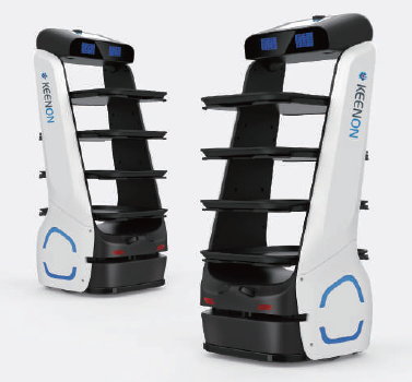 安定形状・大容量型『配膳・運搬ロボット-T5-』