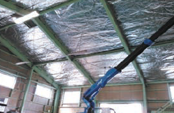 天井後付け遮断シート『キープサーモウォール』