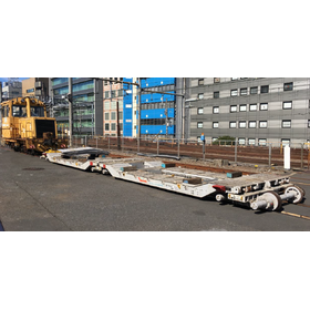 【レンタル可】トラックや各種重機を容易に運搬！重機運搬台車 製品画像