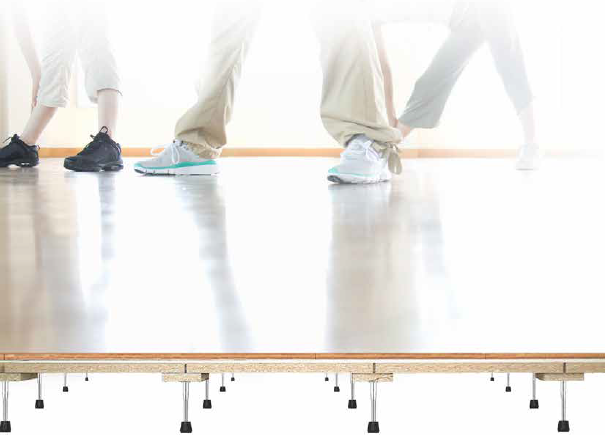 【エアロビクス用】床システム『万協フロアー』