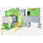 Environmental equipment with six-sided packaging machine and compression packaging machine.