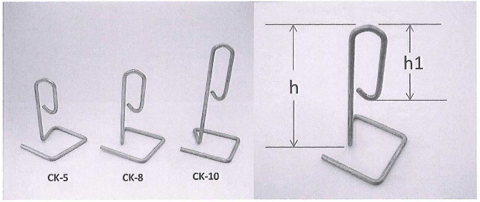吹付用金属製スペーサー『CKスペーサー』