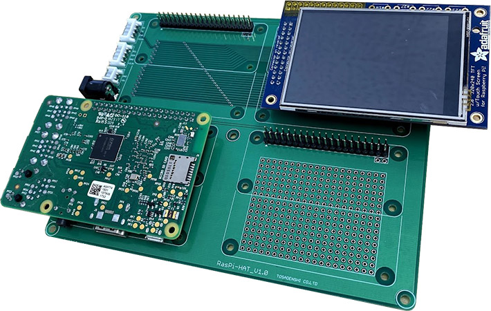 基板『RasPi_HAT（ラズパイ・ライズパイハット）』