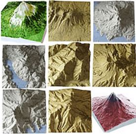 3D造形・製作サービス『立体地図・地形図プリント製作』