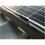 Sliding snow stop brackets for solar panels