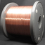 Copper wire for the core material of microcatheter tubes.