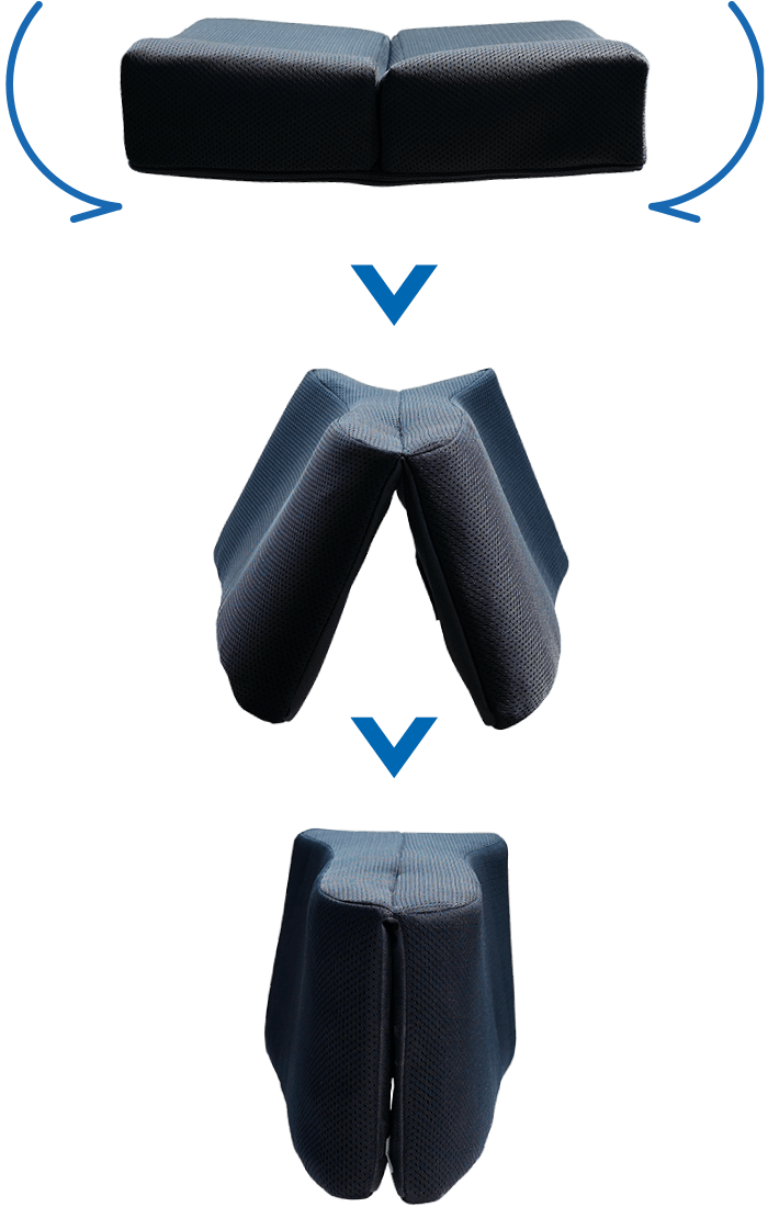 車いす用クッション『p!nto Mold Air』