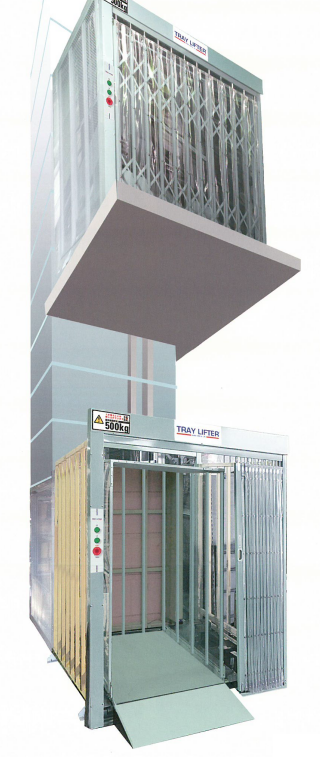 垂直搬送機『トレー・リフター TWC/TWR/TWE』 | 鈴木製機株式会社