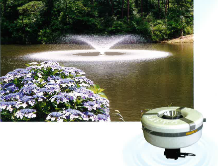【簡単設置で池の水質を改善！】水中曝気ポンプ　UCT型