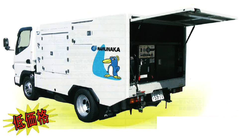 【ビルメンテナンス用】低騒音型 高圧洗浄車『SMS2050』