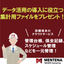 【集計用ファイルプレゼント】設備保全システム『MENTENA』