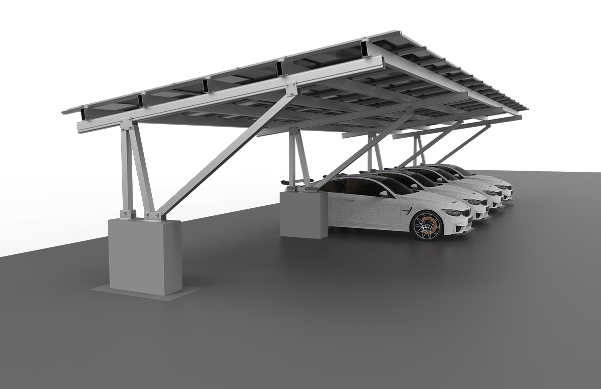 CAR防⽔カーポート＜アルミニウム合⾦＞