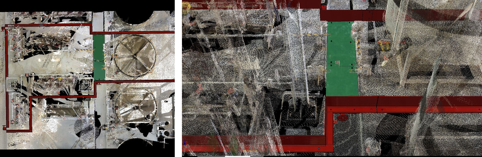 【施工・メンテナンス】点群データへ3Dモデリング