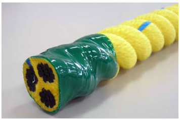 法面工事用親綱『スーパーセーブロープ』