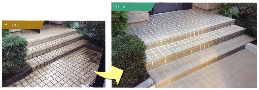 【施工代理店募集中】玄関タイルリフレッシュ