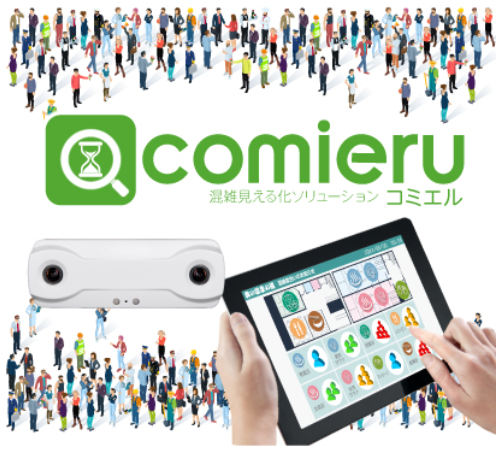 混雑見える化ソリューション「comieru［コミエル］」