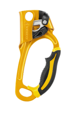 ▽▽ petzl ペツル アッセンション ハンドル付 ロープクランプ 右手用 ロープ登高用ハンドル付ロープクランプ『アッセンション』 ペツル