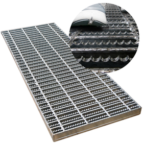 ハイテンレボ細目グレーチング｜強力滑り止め セレーテッドタイプ