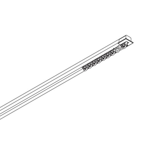 埋め込み専用手引きカーテントラックシステム『SG 6243』