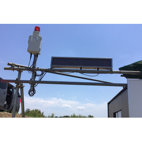 警報装置　クラウド管理の電光掲示板＋回転灯