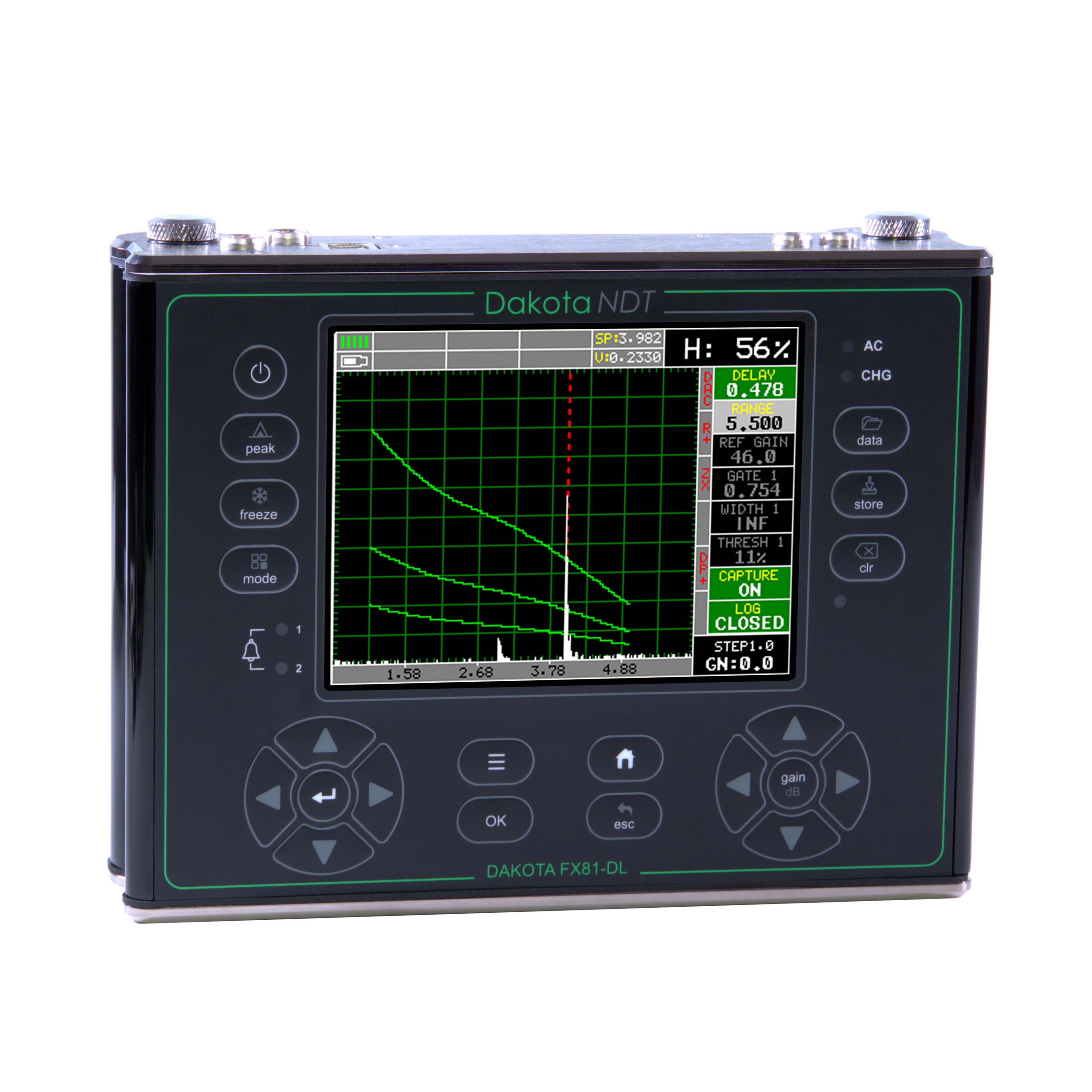 超音波探傷器『FX81-DL』