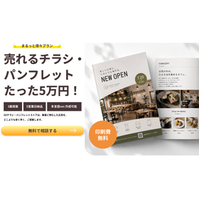 売れるチラシ・ パンフレット たった5万円!