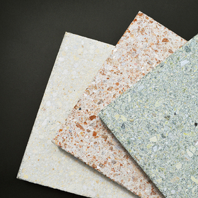 Non-permeable, pigment-free earth color flat tiles "LA-BLOCK SOL Series"