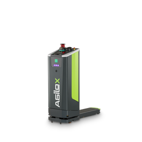 小型スリム型AMR式自動フォークリフト『AGILOX ODM』