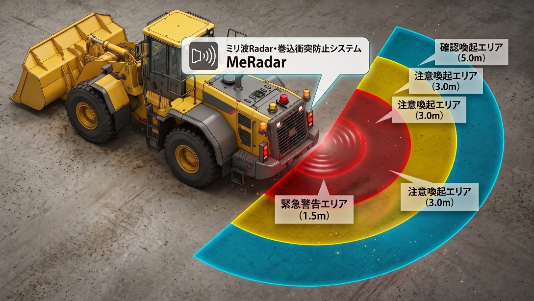 巻込衝突防止システム『MeRadar』
