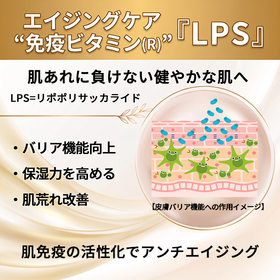 【スキンケア】エイジングケア　"免疫ビタミン(R)"『ＬＰＳ』