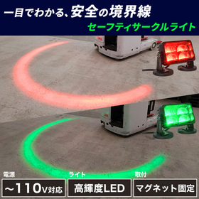 フォークリフトセーフティサークルライト高輝度20Wモデル