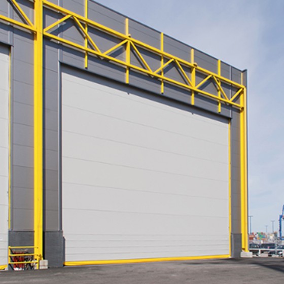 格納庫大型ドア『チャンピオンドア』【耐風圧力5.0KPa】