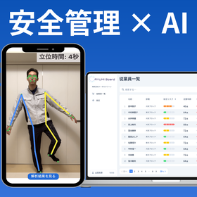 改正労働安全衛生法に対応！体力測定AI「AYUMI Scan」