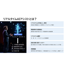 リアルタイム翻訳「リアルタイムAIアシスト」