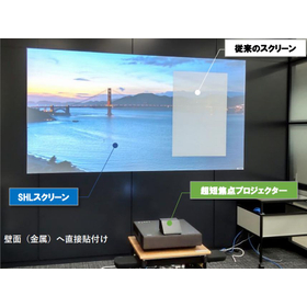 超高輝度１００インチ SHLスクリーン（R)
