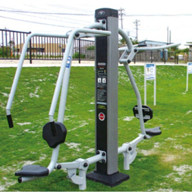 屋外型フィットネスマシン【青空の下で楽しく手軽にトレーニング】