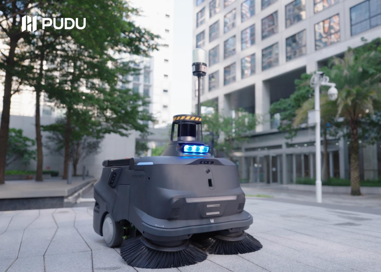 外で使える！屋外専用お掃除ロボット『PUDU MT1 Max』 日本AIセンター