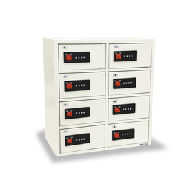 エーコー 貴重品ロッカー LK-508 (ダイヤル式/8人用)