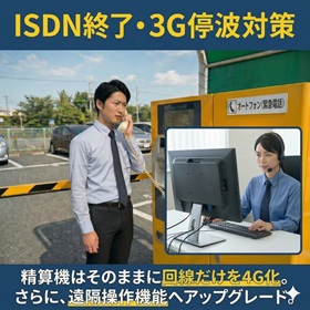 【ISDN終了・3G停波対策】既存設備を活かす4G通信｜ルカテル
