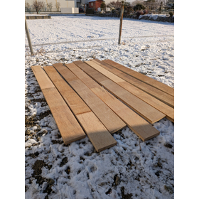 Durable exterior materials with a 10-year warranty resistant to rain *suitable for wooden decks and similar applications.