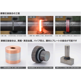 摩擦圧接接合【異種・異径金属、パイプ同士、鋼材とプレートの接合】
