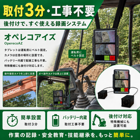 【技術継承・記録】ベテランの作業動作と機械の動きを同時録画