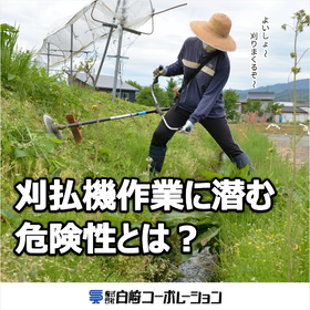 刈払機を用いた除草作業に潜む危険性とは？｜雑草管理の豆知識
