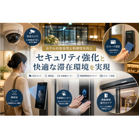 ホテルでの防犯強化と利便性を最大限に発揮する製品のご紹介