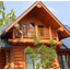 Japanese cypress wood hand-cut log house (store, facility, office, residence)
